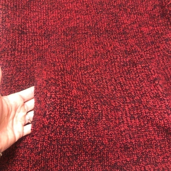 STYLE and Company red and black cowl neck sweater, 3X - Picture 3 of 10